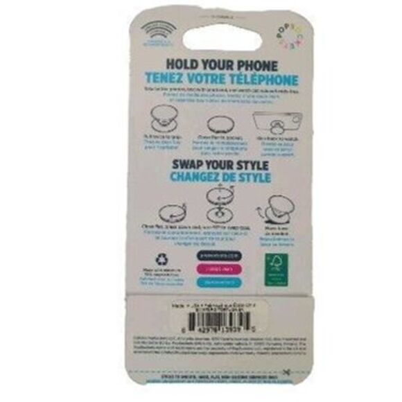 POPSOCKETS POPGRIP & POPMOUNT Phone Grip & Stand w/Swappable Tortuga Pop Socket - Picture 7 of 8